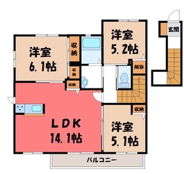 ピアタウン Aの物件間取画像